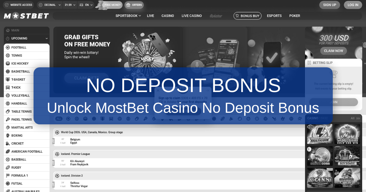 MostBet Bonus Code 2026 - Secure Offers | USA