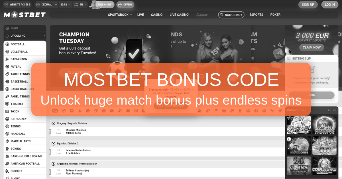 MostBet Bonus Code 2026 - Best United States Offers | Verified